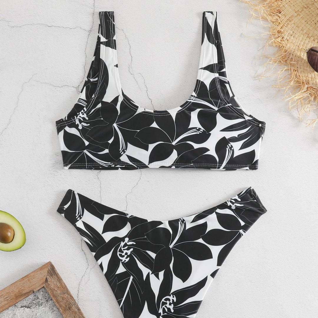 Damen Bikini-Set mit floralem Design Drune