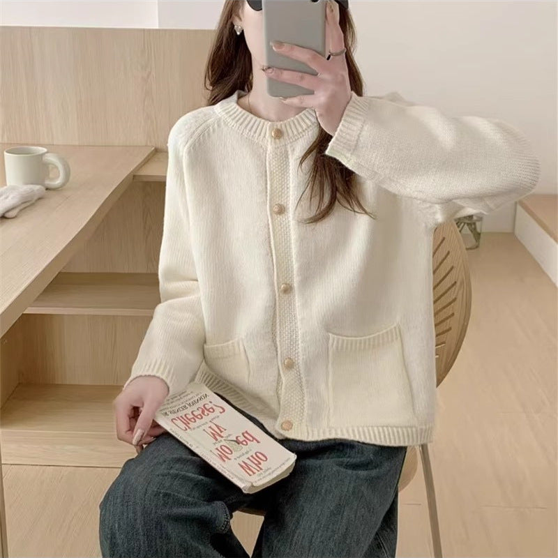 Damen Strickjacke mit hochwertiger Strickstruktur und praktischen Taschen Drune