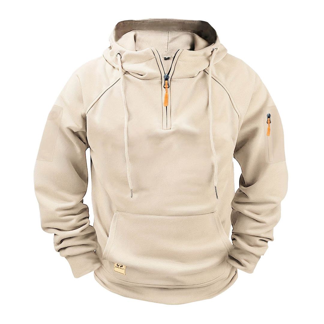 Herren sportlicher Kapuzenpullover mit praktischem Reißverschluss Drune