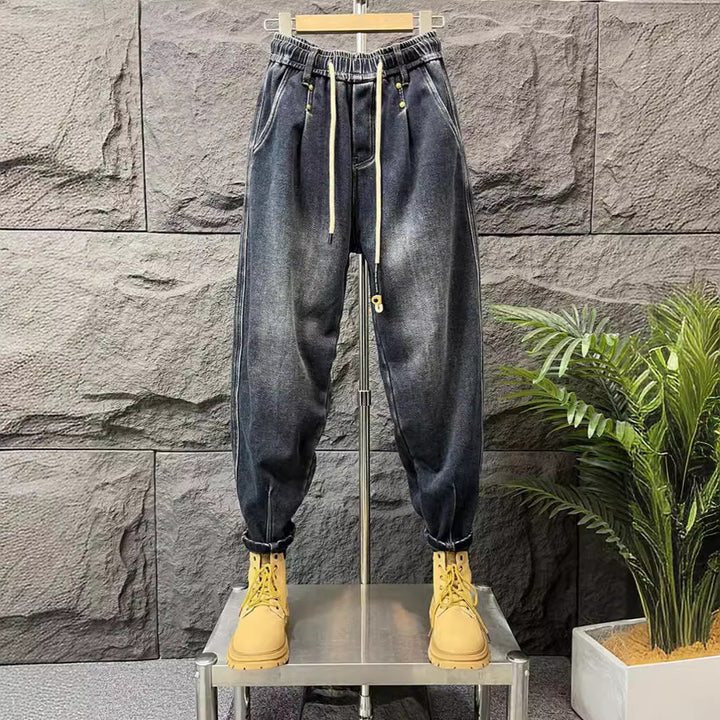 Herren Modische Ripped Jeans mit kreativen Patches Drune 1788342369