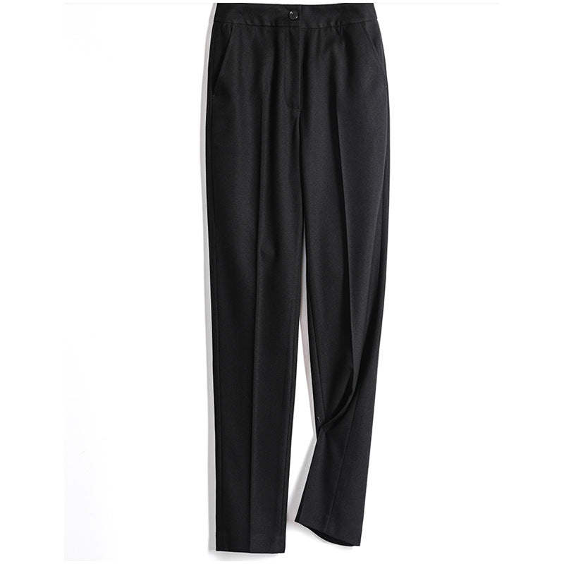 Damen Taillierter Einreihiger Blazer mit Ein-Knopf-Verschluss und Pattentaschen Drune