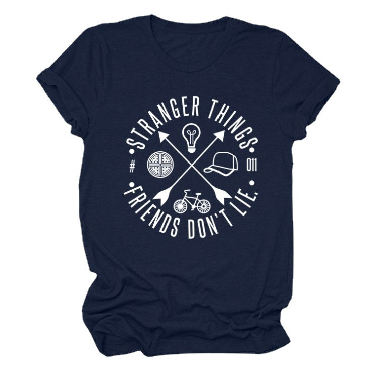 Damen Grafik T-Shirt mit Stranger Things Motiv Drune