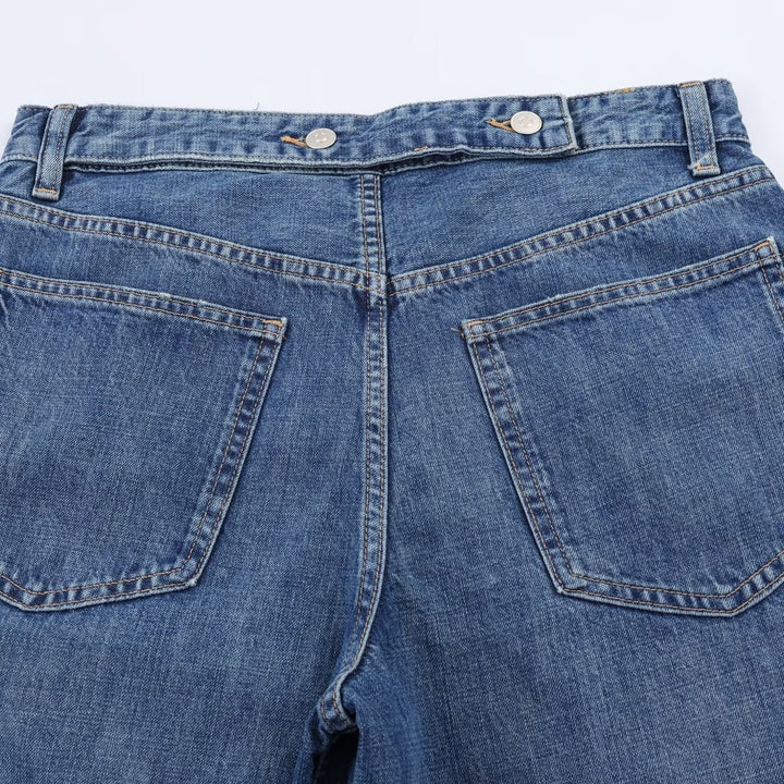 Damen Tapered Jeans mit elastischem Bündchen und bequemer Passform Drune