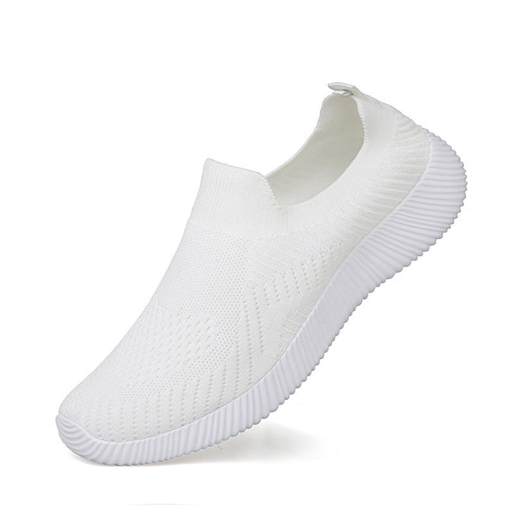 Unisex nan ultraleichter Schlupfschuh aus Feinstrick mit anatomischem Komfortfußbett und gerippter Flexlaufsohle Drune