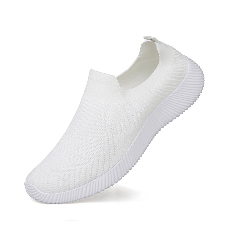 Unisex nan ultraleichter Schlupfschuh aus Feinstrick mit anatomischem Komfortfußbett und gerippter Flexlaufsohle Drune