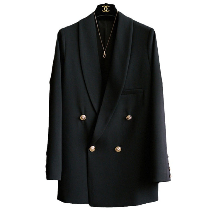 Damen Eleganter Doppeltbreasted Blazer Drune 1789268861