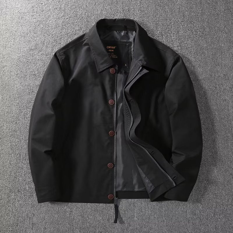 Herren Übergangsjacke mit Druckknöpfen Drune