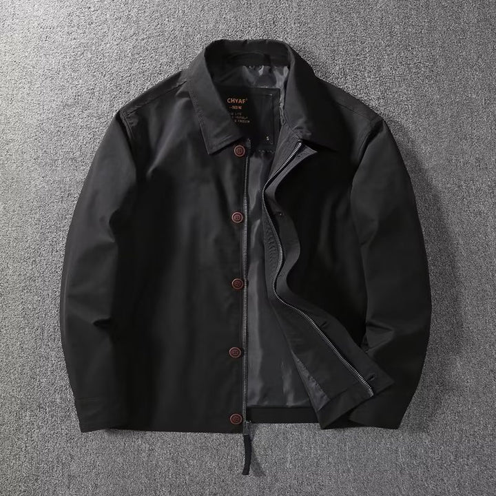 Herren Übergangsjacke mit Druckknöpfen Drune