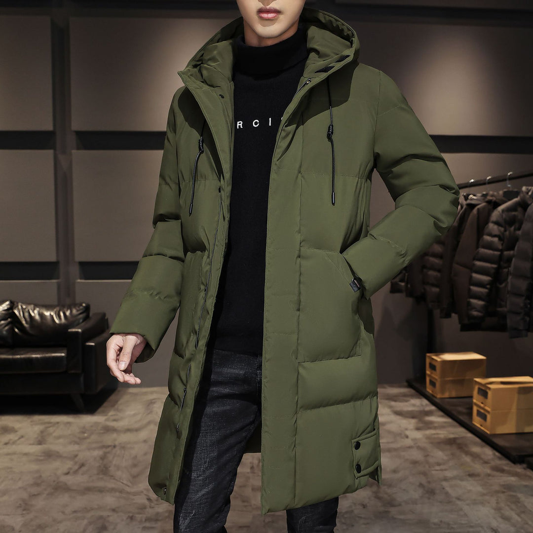 Herren Isolierter Langparka mit Kapuze, winddichter Hülle & Utility-Taschen Drune