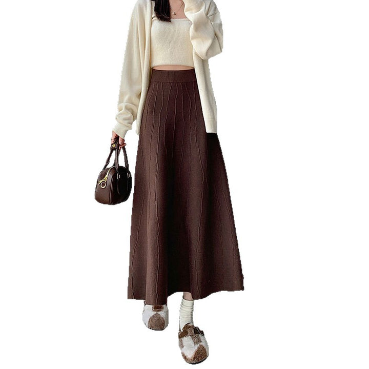 Damen Eleganter und fließender Maxirock Drune 1787632125