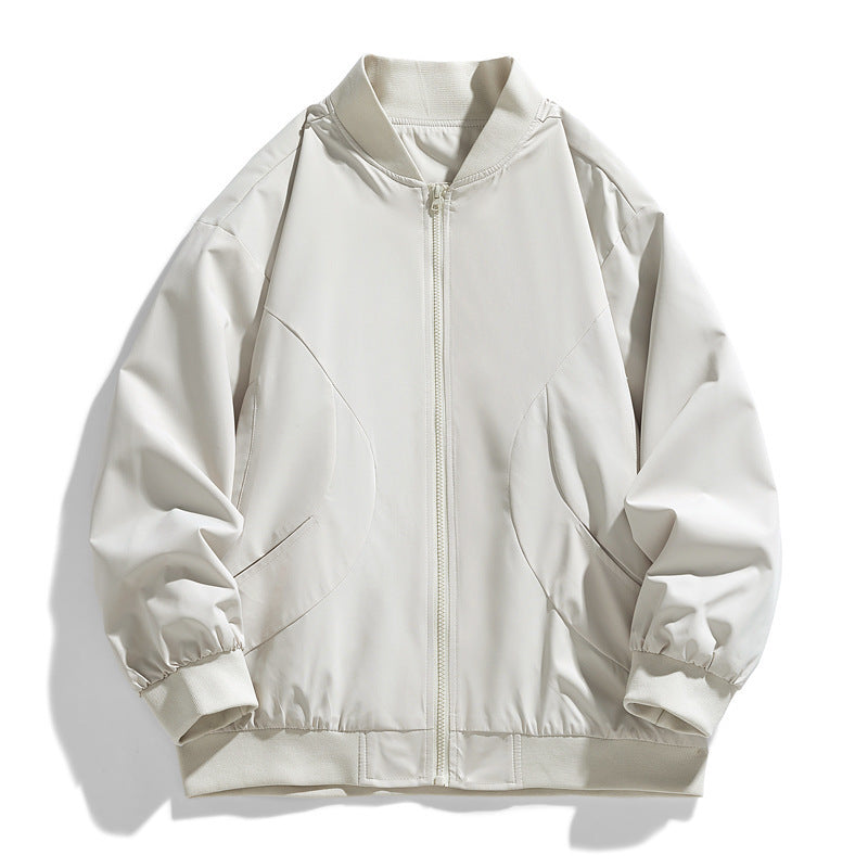 Damen Modische Übergangsjacke mit hohem Kragen Drune