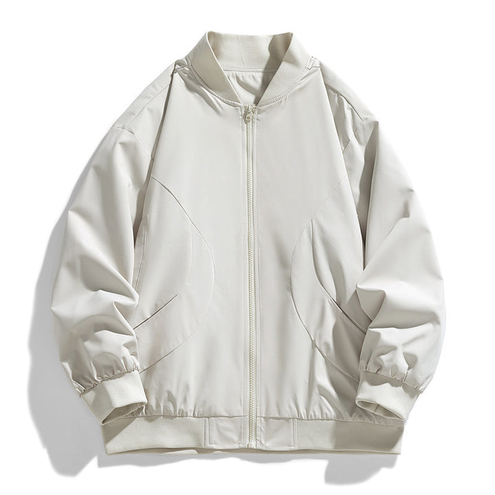 Damen Modische Übergangsjacke mit hohem Kragen Drune
