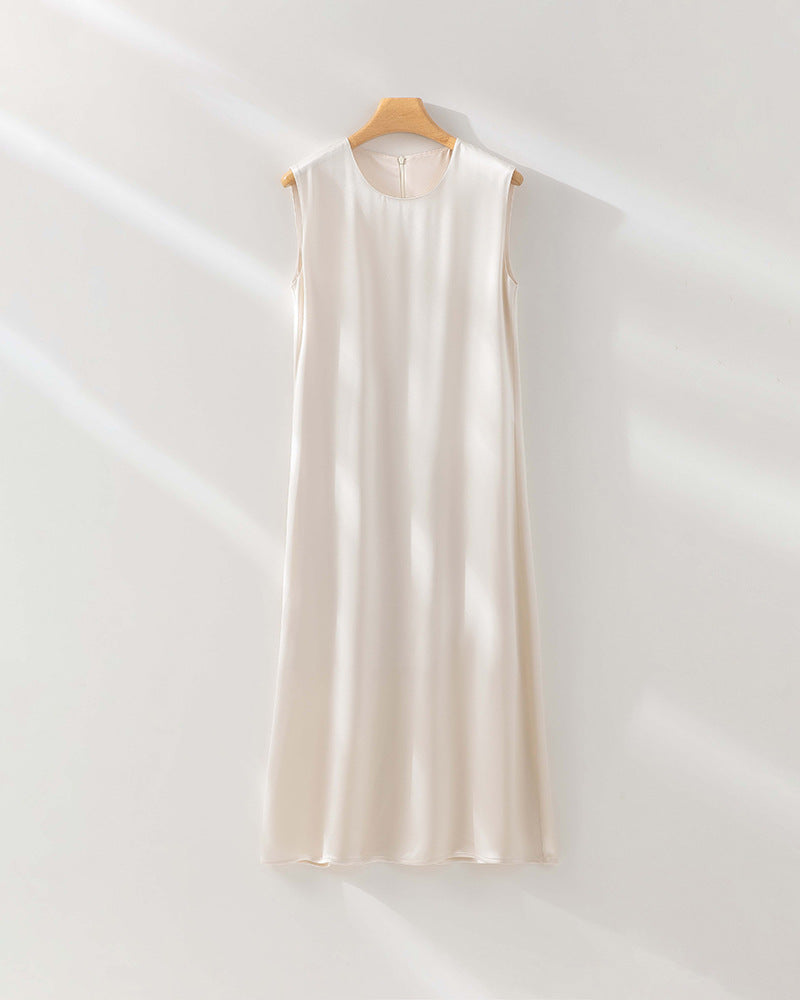 Damen Sleek Satin Maxikleid Drune