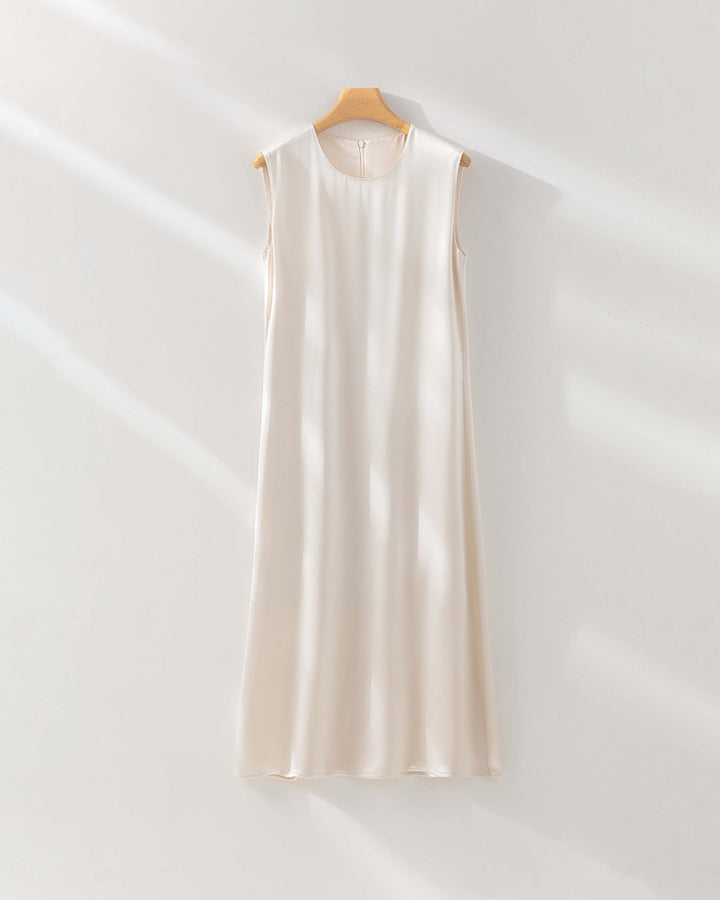 Damen Sleek Satin Maxikleid Drune
