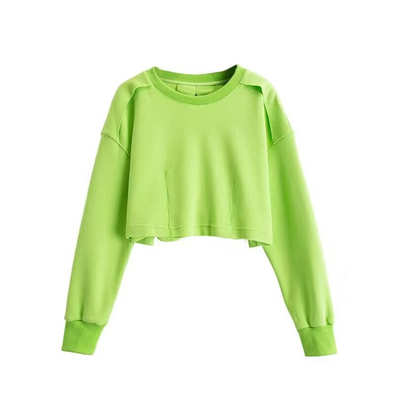 Damen trendiger cropped Pullover Drune