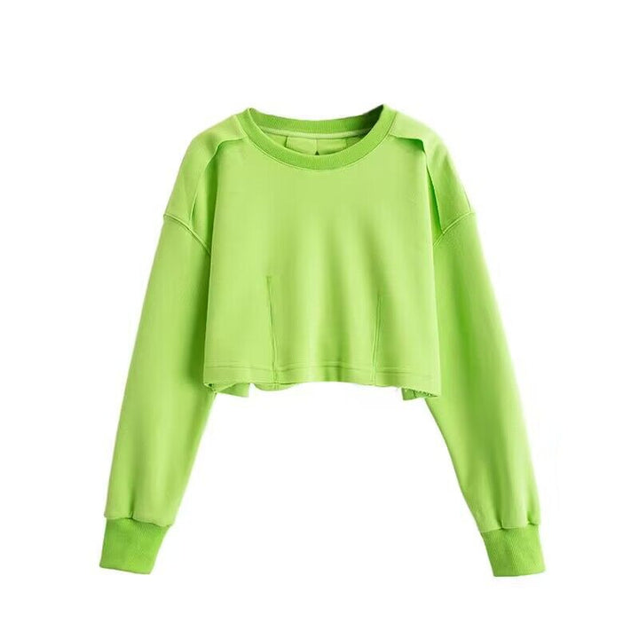 Damen trendiger cropped Pullover Drune