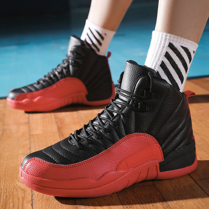 Herren Basketball-High-Top mit gepolstertem Knöchelkragen und robustem Gummiprofil Drune