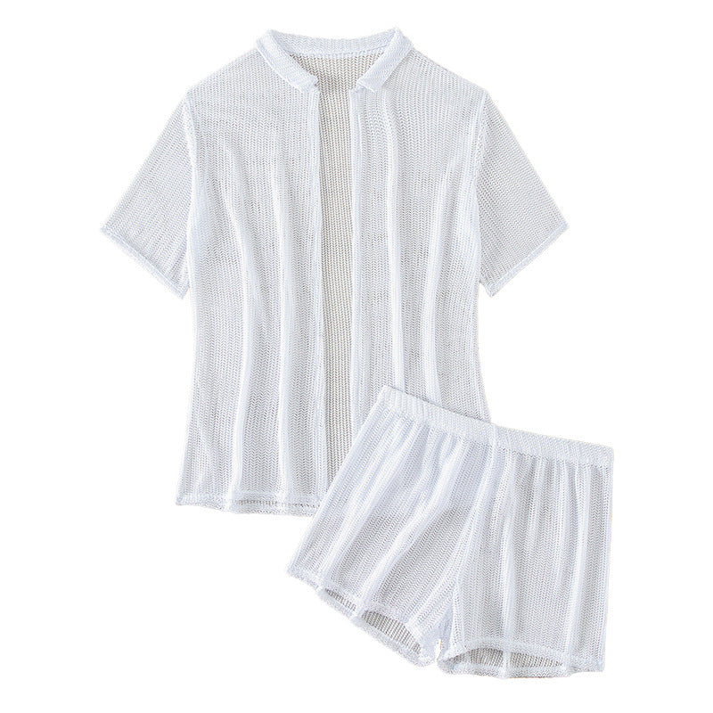 Damen lässiger Sommerstrickanzug Drune