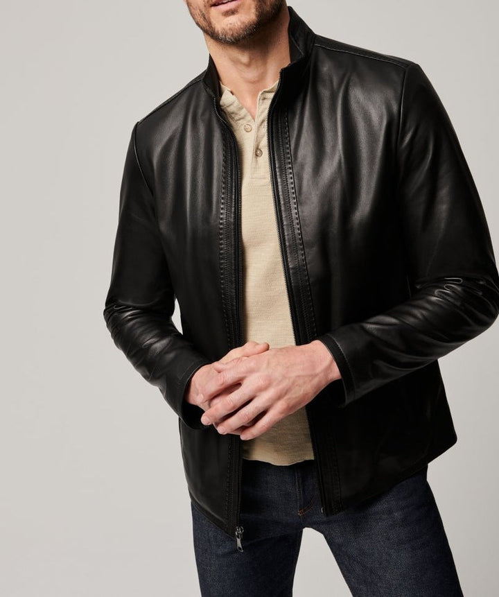 Herren elegante jacke mit sportlichem Reißverschluss Drune