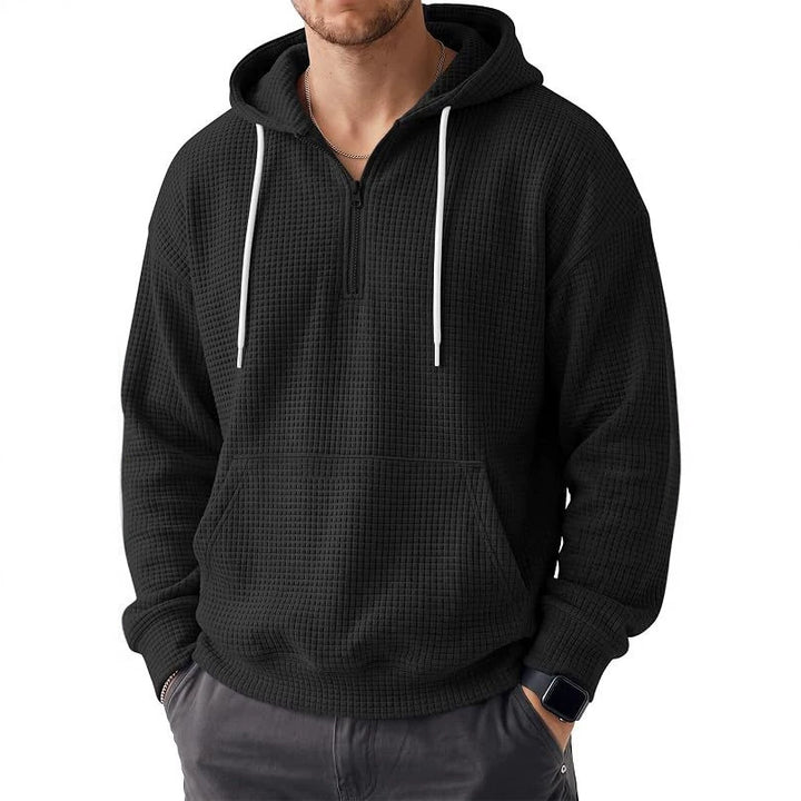 Herren Bequemer Kapuzenpullover mit Reißverschluss Drune