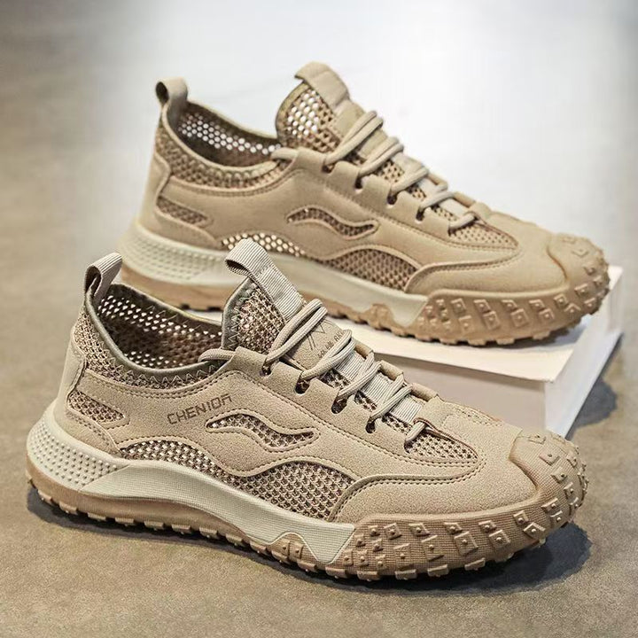 Damen Outdoor-Sneaker mit rutschfester Sohle und atmungsaktiver Netzstruktur Drune