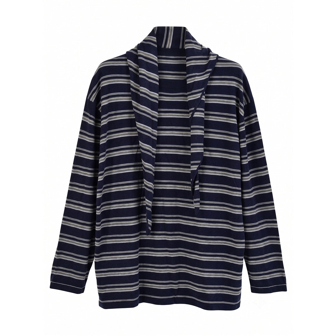 Damen Lässige Streifenjacke Drune