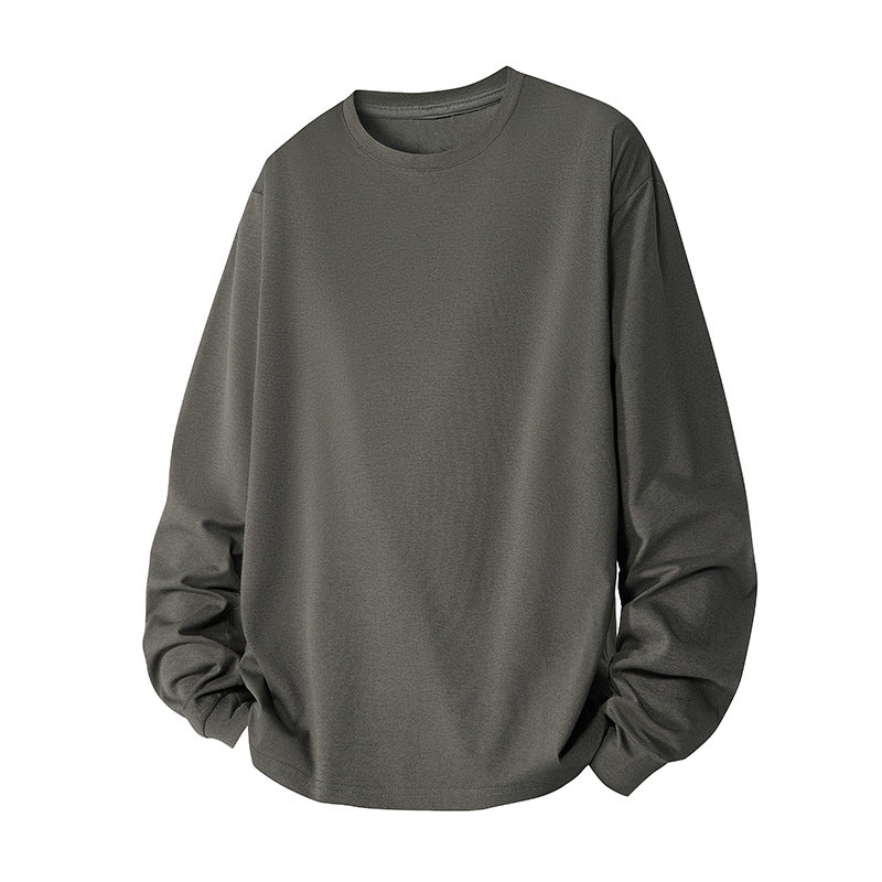 Herren Oversize-Sweatshirt aus Baumwollmix mit Rundhalsausschnitt und gerippten Bündchen Drune