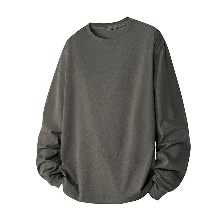 Herren Oversize-Sweatshirt aus Baumwollmix mit Rundhalsausschnitt und gerippten Bündchen Drune