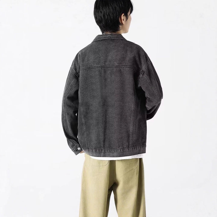 Herren Lässige Jeansjacke Drune