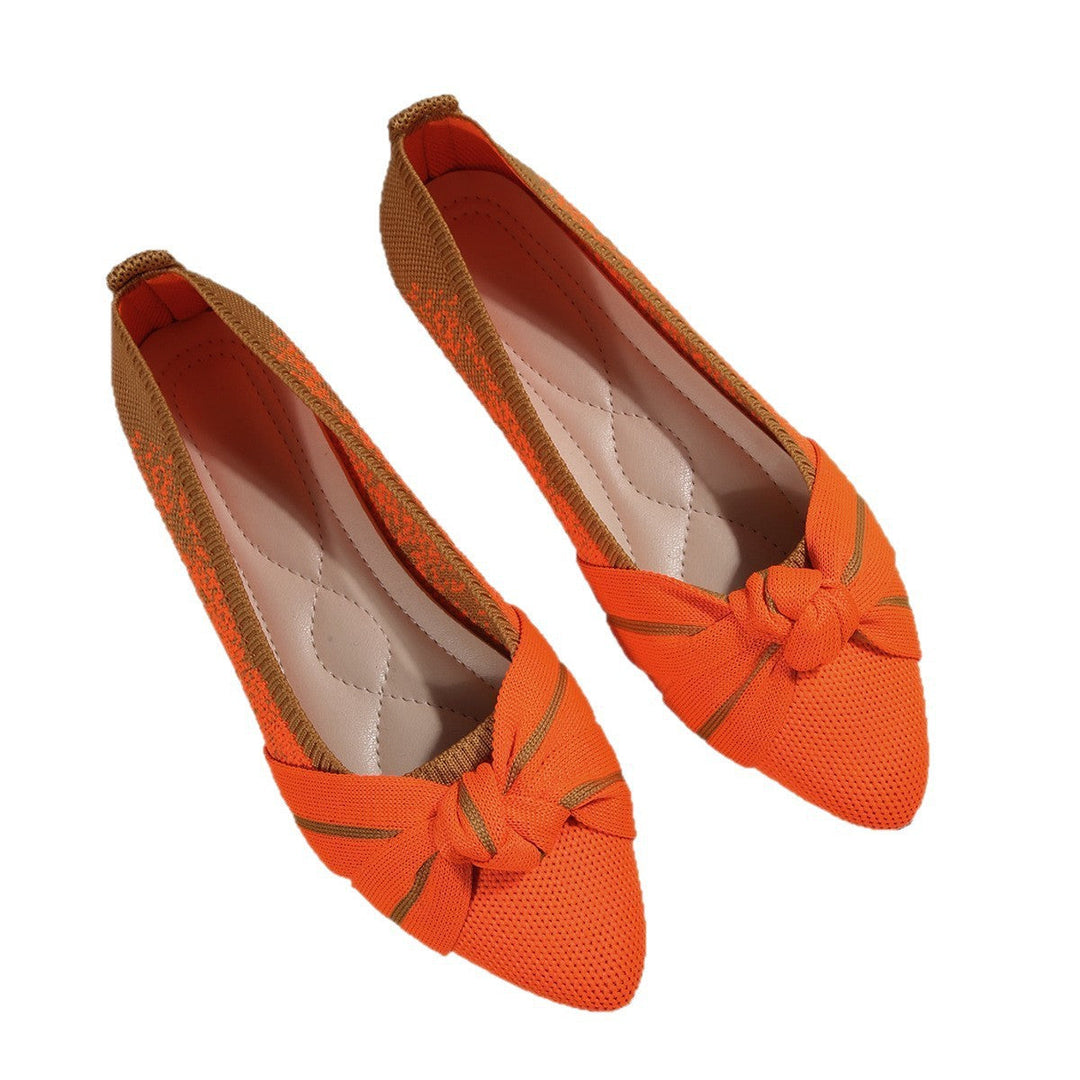 Damen Ballerina mit elegantem Schleifen-Design Drune