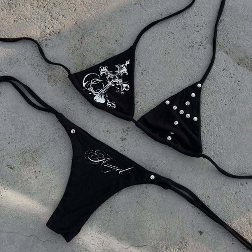 Damen Bikini-Set mit ausgefallenen Details und einzigartigen Akzenten Drune