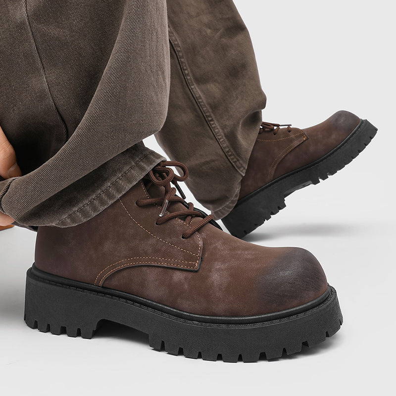 Herren Schnür-Boots im Combat‑Stil mit markanter Profilsohle Drune