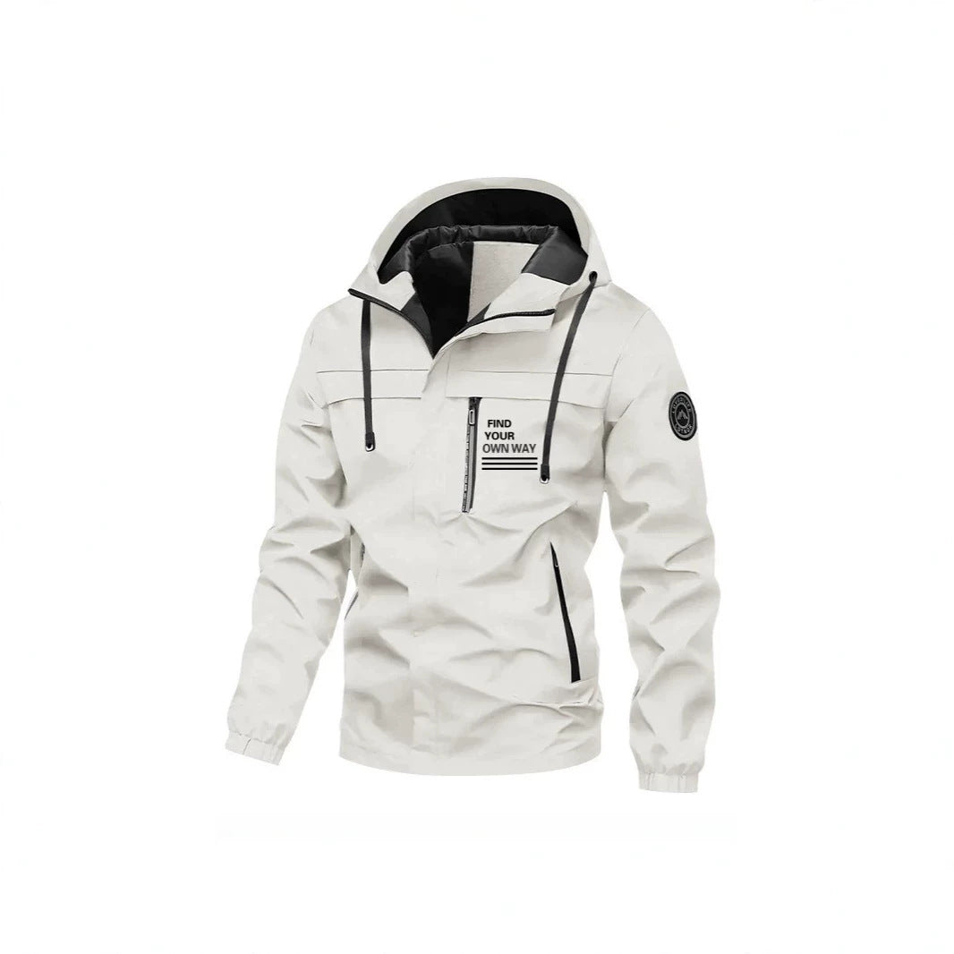 Herren Funktionsjacke mit hohem Kragen Drune