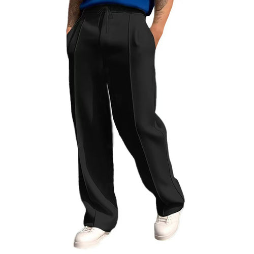 Herren Sportliche Relaxed Fit Jogginghose mit elastischem Bund und Seitentaschen Drune