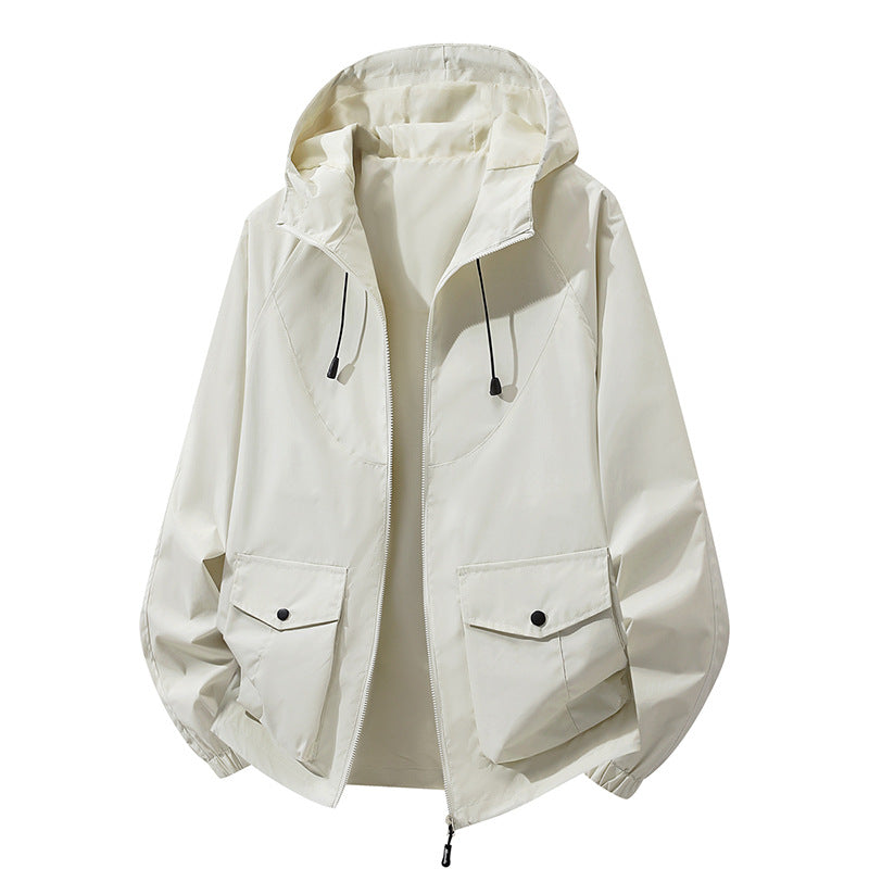 Damen Sportliche Kapuzenjacke mit praktischen Taschen Drune