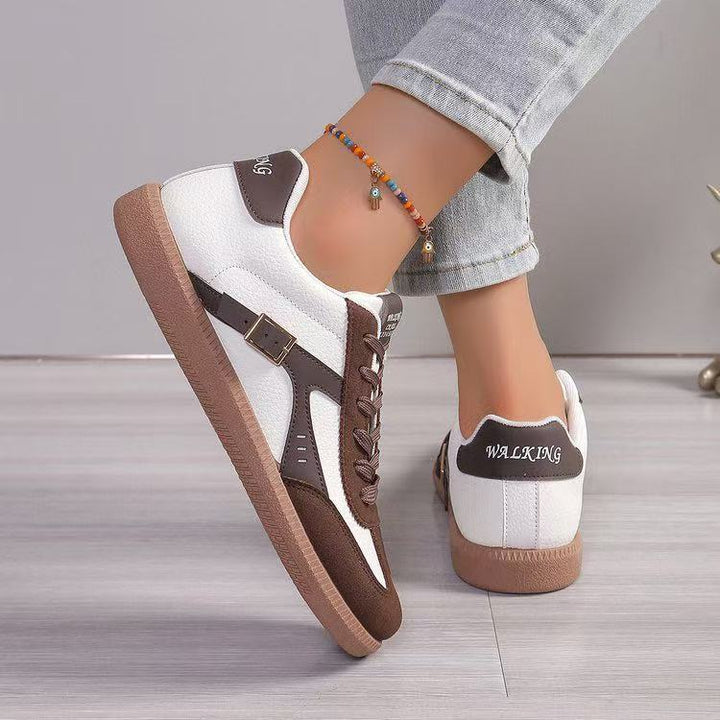 Damen Mary-Jane-Sneaker mit Klettverschluss und gepolstertem Komfortfußbett Drune