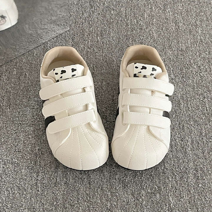 Damen Sneakers mit praktischen Klettverschlüssen und lustigen Tiermotiven Drune