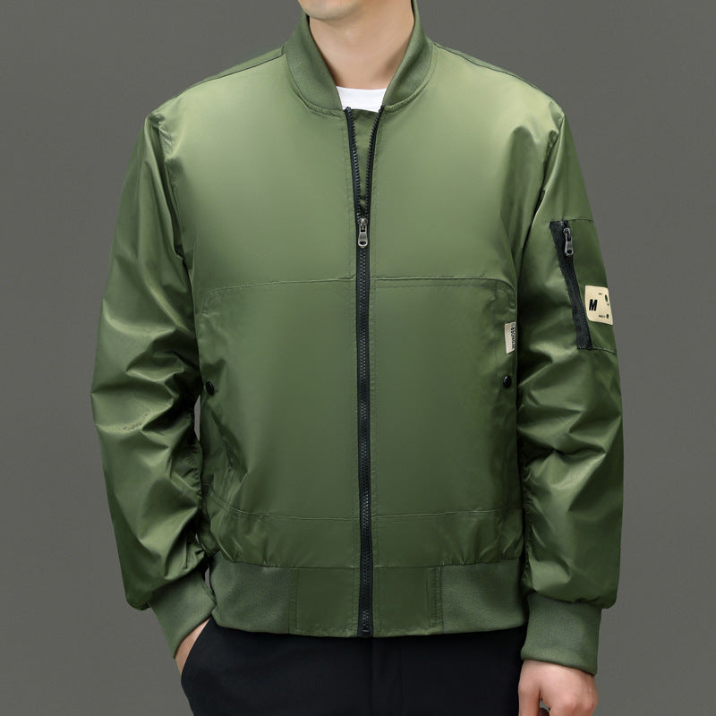 Herren Sportliche Bomberjacke mit funktionalen Taschen und elastischen Bündchen Drune