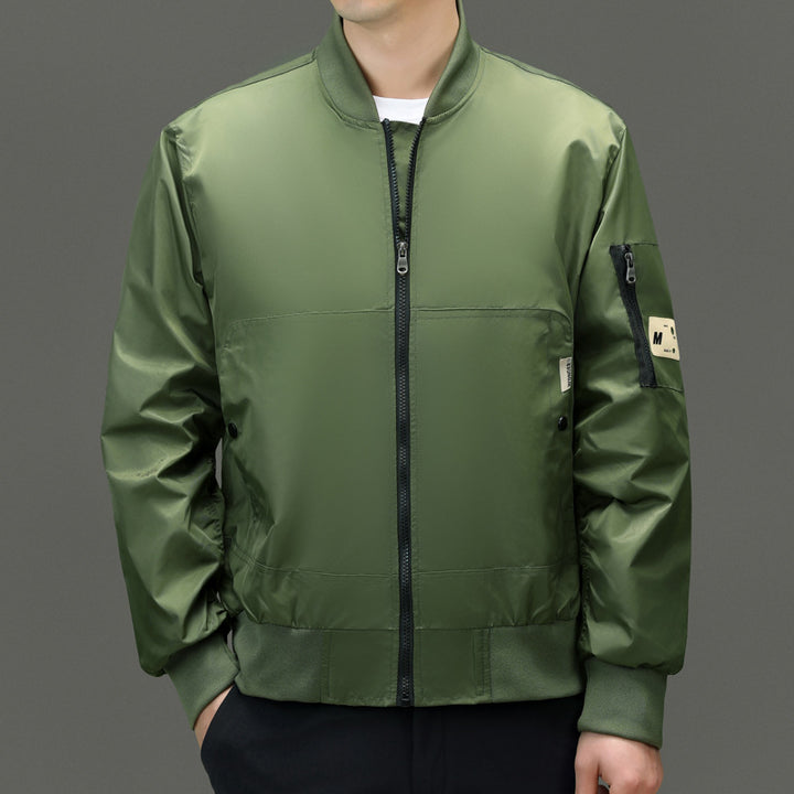 Herren Sportliche Bomberjacke mit funktionalen Taschen und elastischen Bündchen Drune