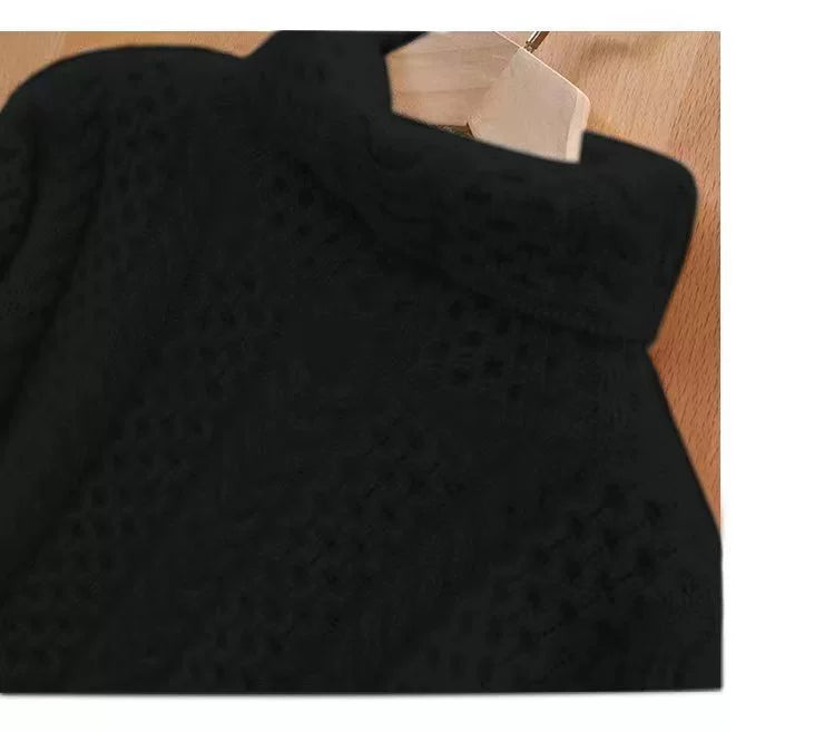 Drune | Luxuriöser Kaschmir-Rollkragenpullover mit Karomuster