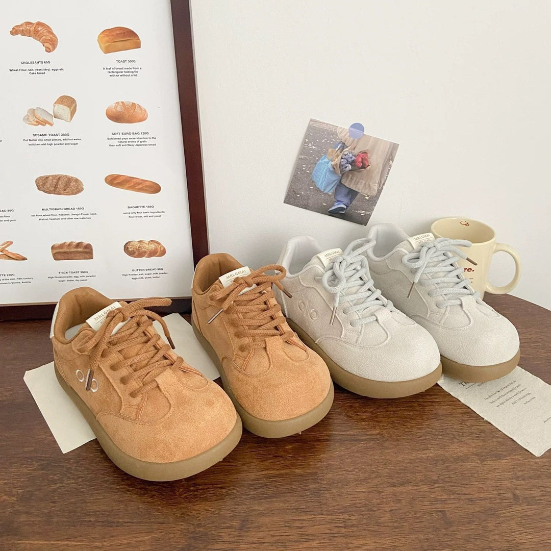Damen Sneaker mit dicker, flexibler Sohle und atmungsaktivem Obermaterial Drune