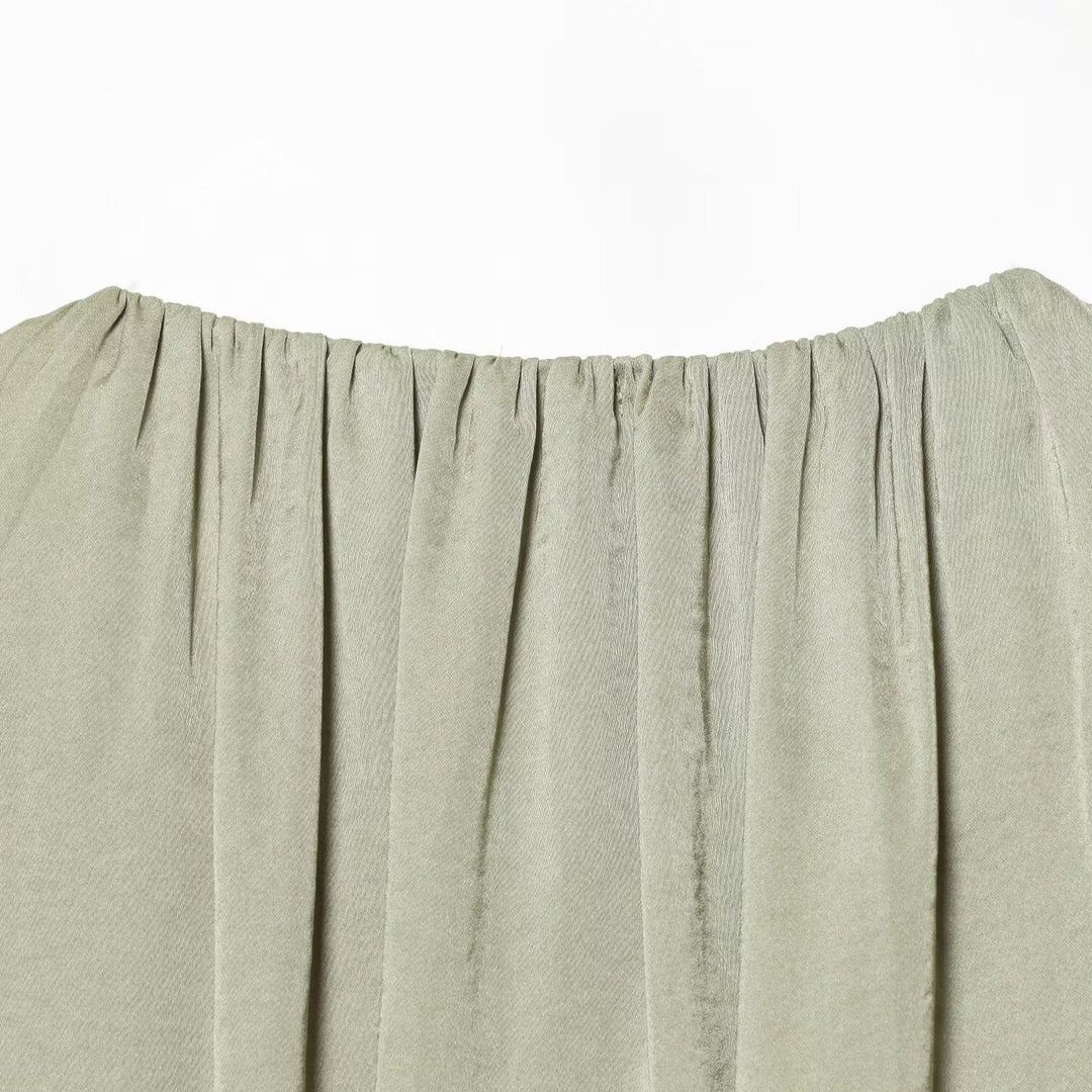 Damen Leichte Cropped-Blousonjacke mit Rundhals, Ballonärmeln und Tunnelzugsaum Drune