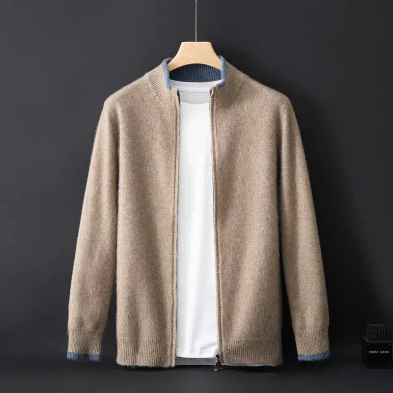 Drune | Bequeme Strickjacke Herren mit Reißverschluss für Alltag und Anlässe