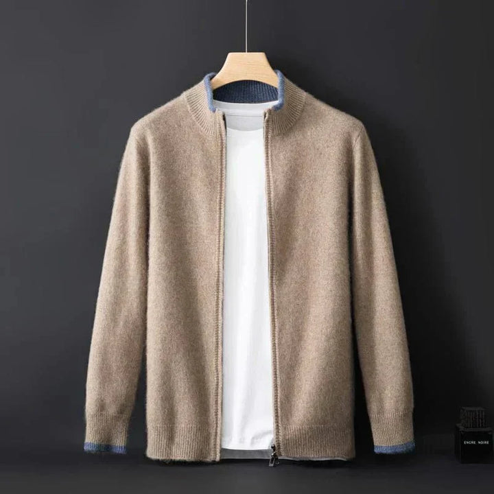 Drune | Bequeme Strickjacke Herren mit Reißverschluss für Alltag und Anlässe