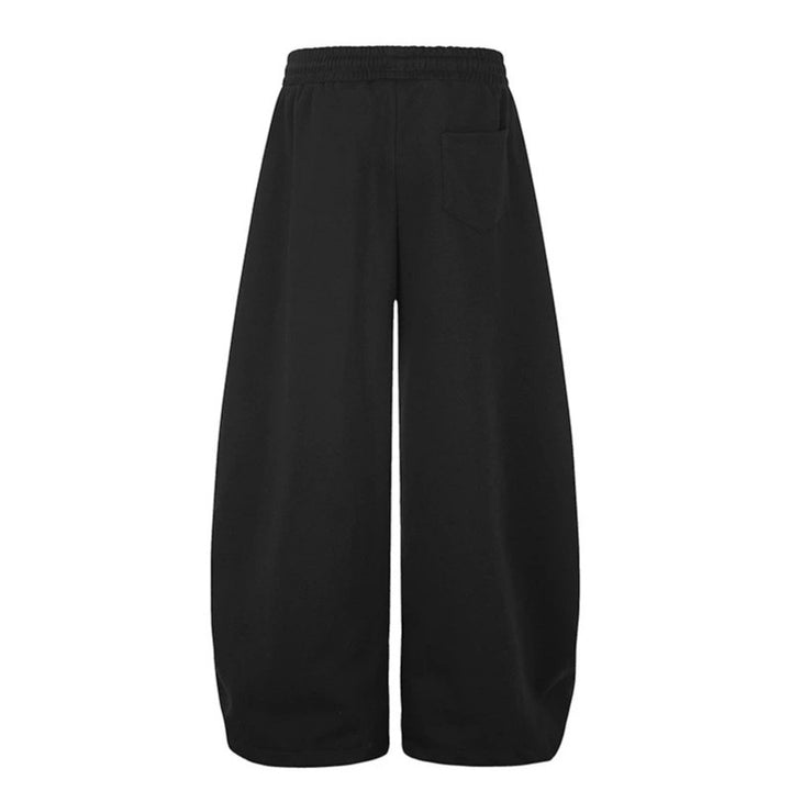 Damen Culotte-Sweathose mit weitem Palazzo-Schnitt, Komfortbund und laserperforiertem Logoprint Drune