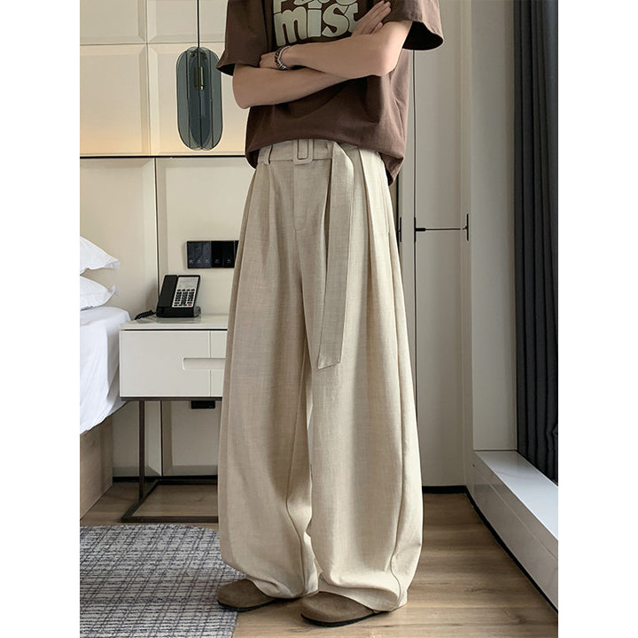 Damen Elegante und lässige weite Stoffhose Drune