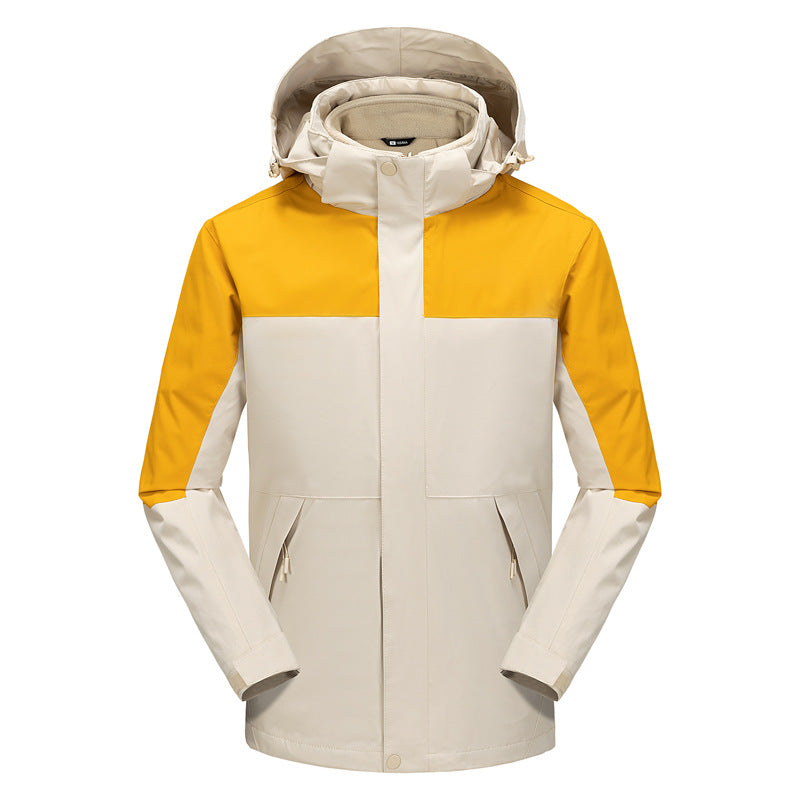 Herren Urbaner Softshell-Outdoorjacke mit hochschließendem Kragen, verschweißter Membran und verdeckten Reißverschlüssen Drune
