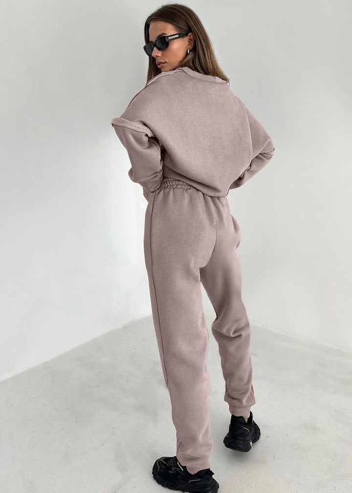 Drune | Übergroßer Damen Trainingsanzug mit Pullover und Hose