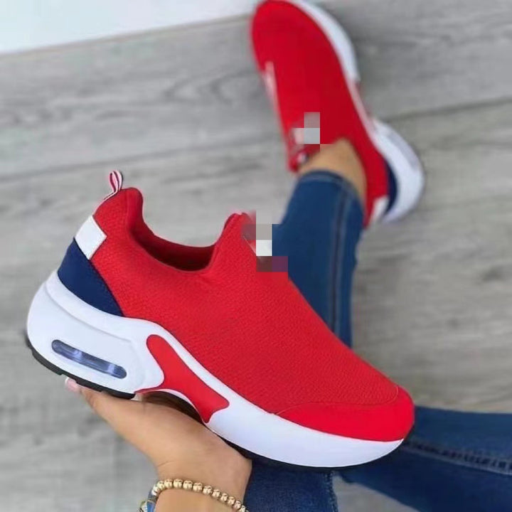 Damen Sock-Sneaker mit luftgepolsterter Sohleneinheit und gestricktem Komfortschaft Drune