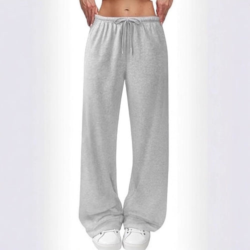 Damen luftige Freizeithose mit Kordelzug Drune